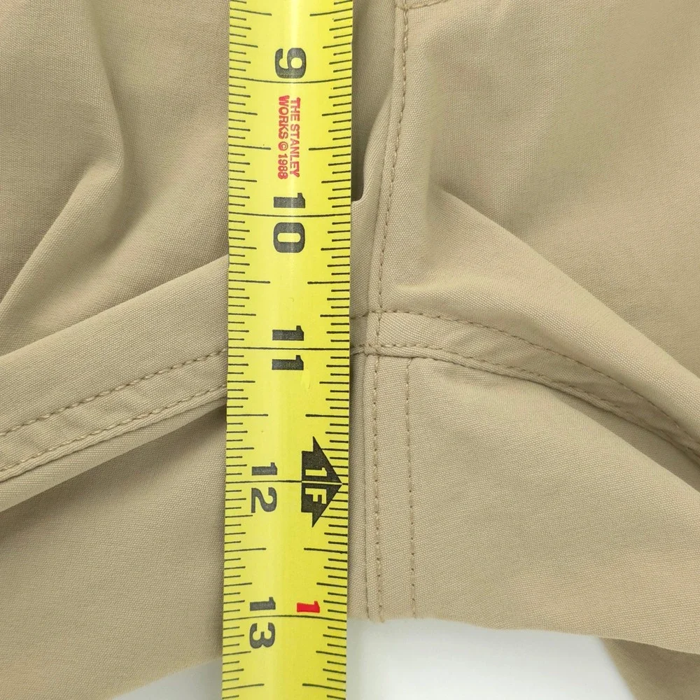 Eddie Bauer Mens Pants Travex 38x30‎ Tan Khaki Stretch Hiking Outdoor Travel
